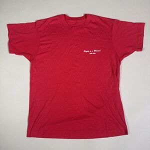 Vintage Mens shirt "Safety is a winner" - Soft 1970s Fits M/L